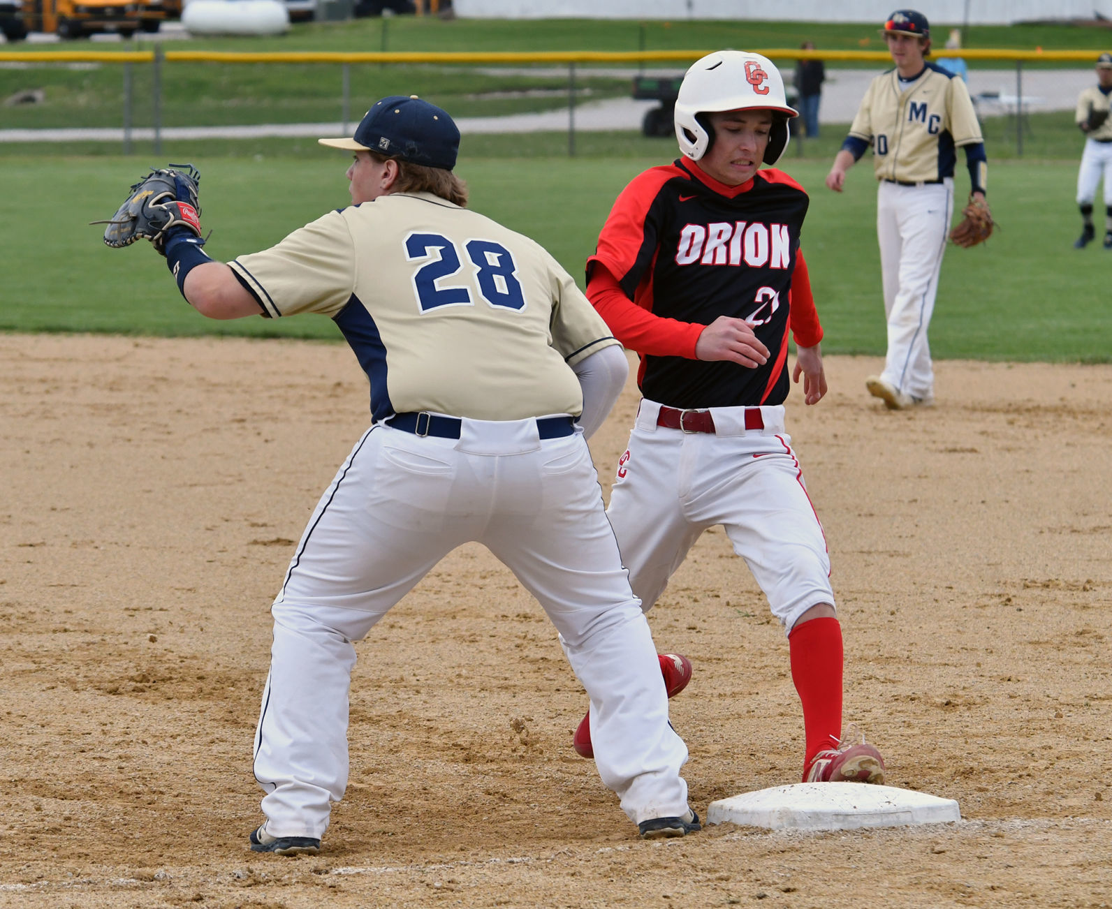 Orion vs Mercer County in Class 2A Rockridge Regional baseball championship